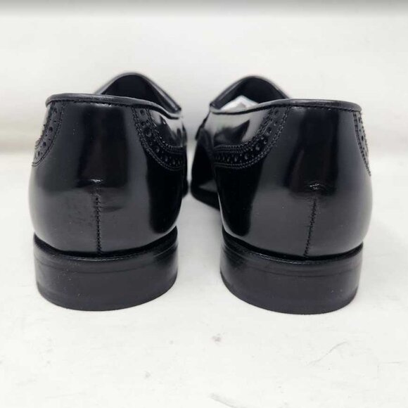 Men\'s 8 EEE X-Wide Florsheim Lexington black wingtip loafers dress shoes 17073 main image 6